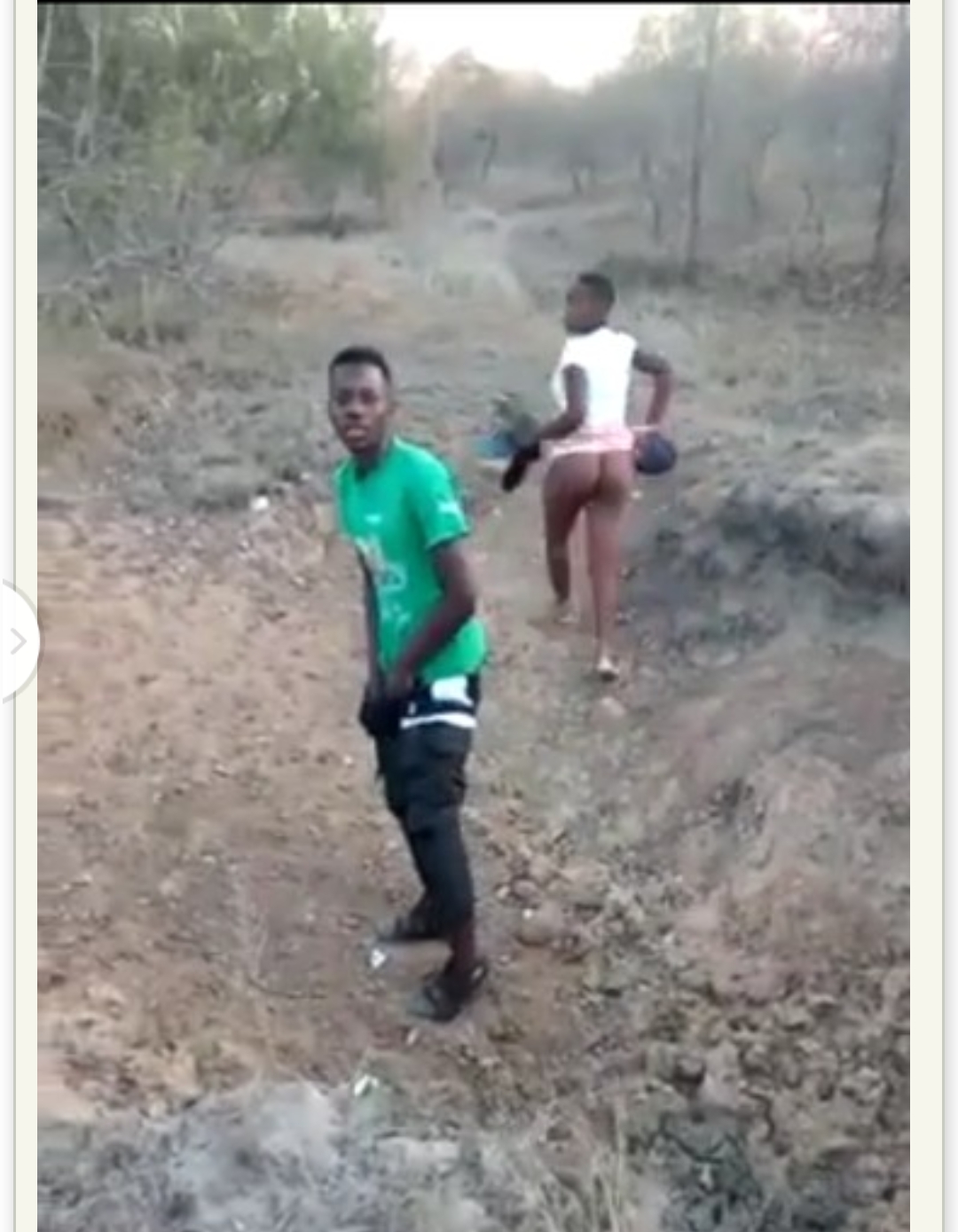 See what a Slay Queen was Caught doing In The Bush (video)