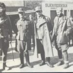 Vojislav Lukačević with German officers.