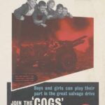 WW2: Join the COGS… Children formed their own COG salvage gangs… They scavenged for salvage for the war effort and earnt badges for it…