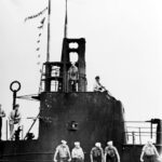 January 24, 1943 Wahoo spotted a destroyer with submarines around it. Morton fired three torpedoes on the destroyer, but they missed.