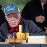 In 2019, at the age of 95, President Jimmy Carter suffered a fall at home, requiring 14 stitches.