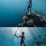 The Bajau people are maritime nomads who live in Indonesia, the Philippines, and Malaysia.