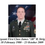 We remember..Sergeant First Class James “JR” R. Stright18 February 1980 – 23 October 2009