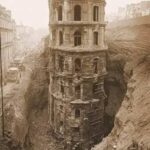 The discovery of three to four floors buried underground.