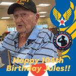 BIRTHDAY EVENT: Happy 104th Birthday to US Army Air Forces Veteran Jules Hagen of Florida