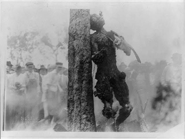 Lynching was a form of terrorism used against Blacks.