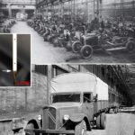 During World War II, when Nazi Germany occupied France in 1940, the Citroën factory was forced to build trucks for the German military.